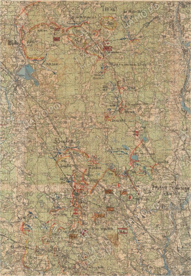 Карты военных лет 16 Армии Карты военных лет 16 Армии